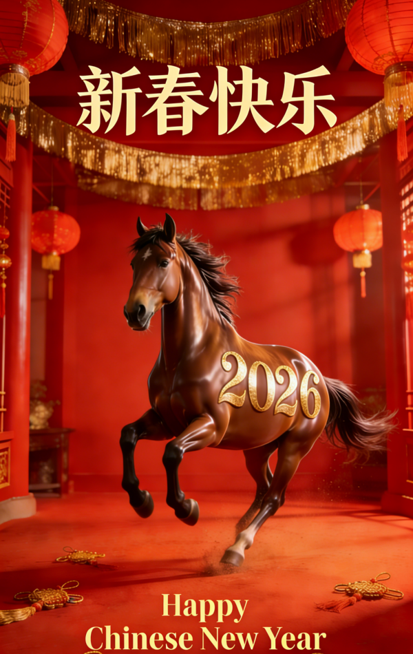 Avis de vacances : vacances du Nouvel An chinois