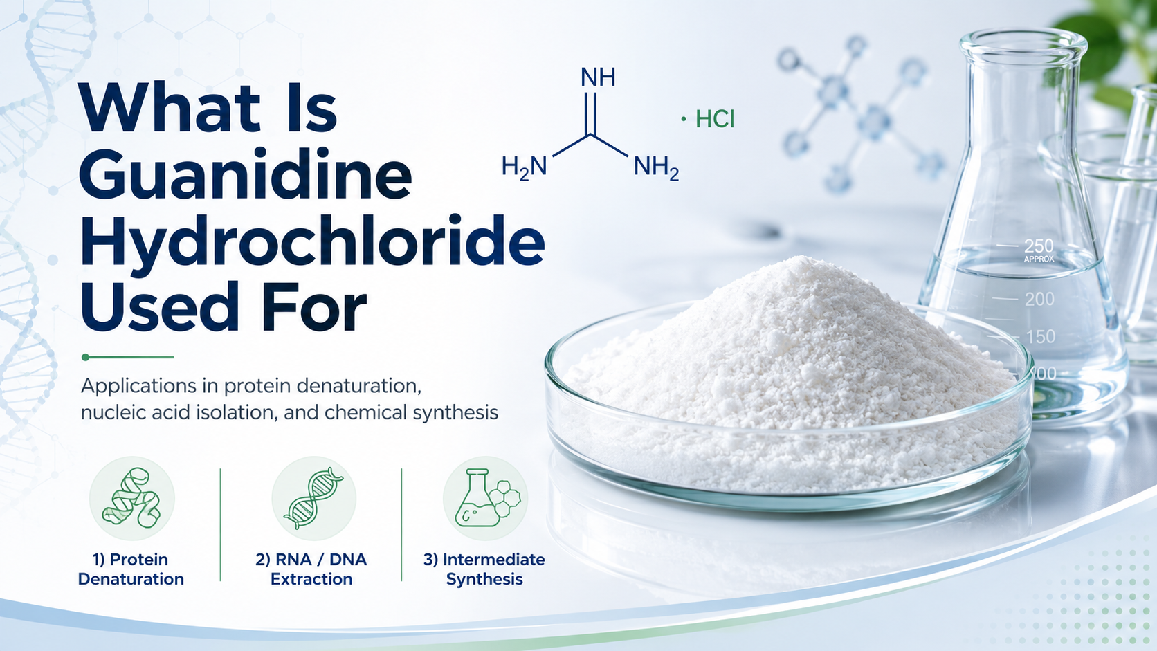 À quoi sert le chlorhydrate de guanidine ?